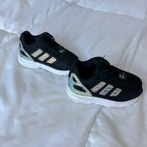 ADIDAS Ortho Lite Torsion Size 4 Toddler nonslip black Sneakers AdiFit